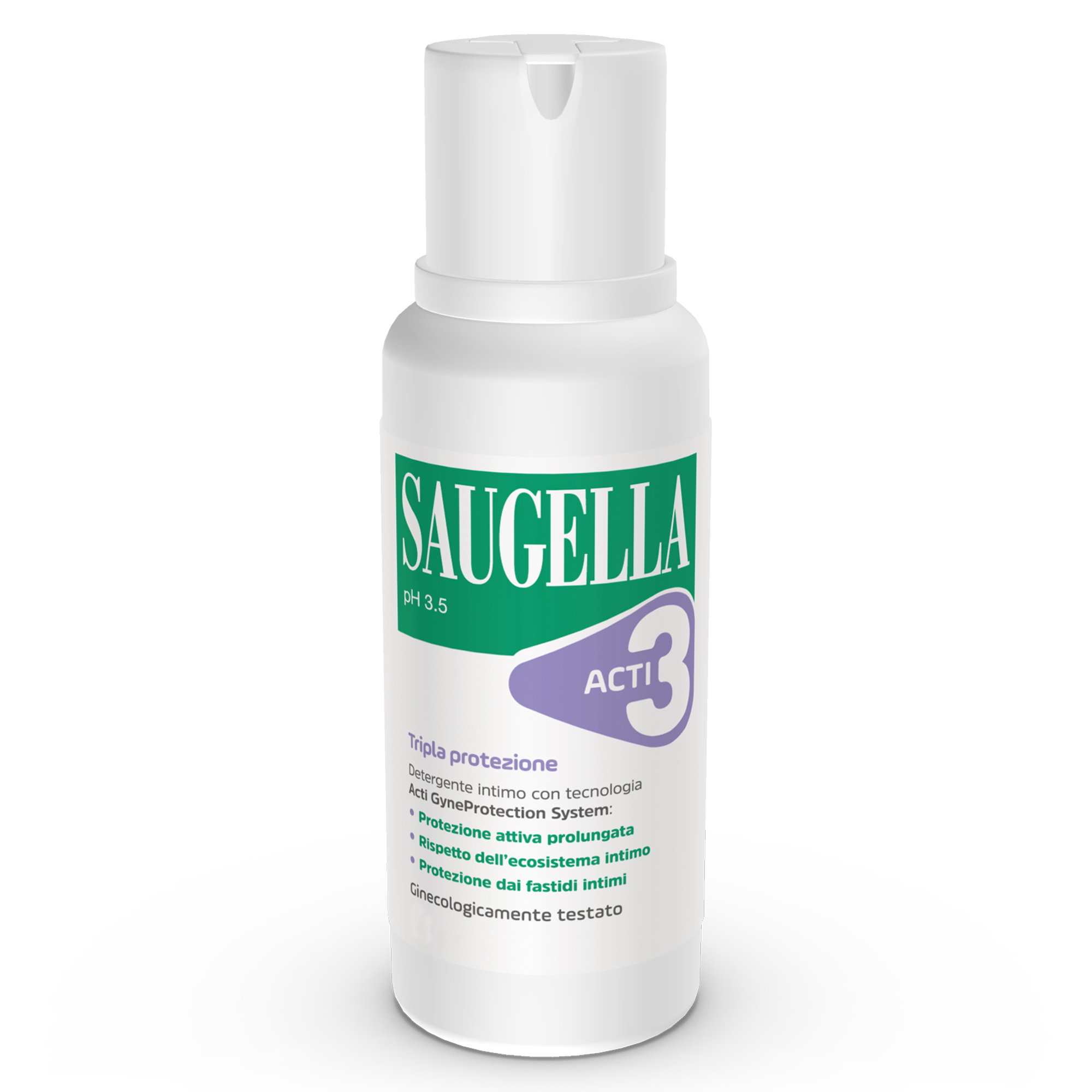 Saugella - ACTI3 Tripla Protezione Detergente Intimo Delicato 500 ml