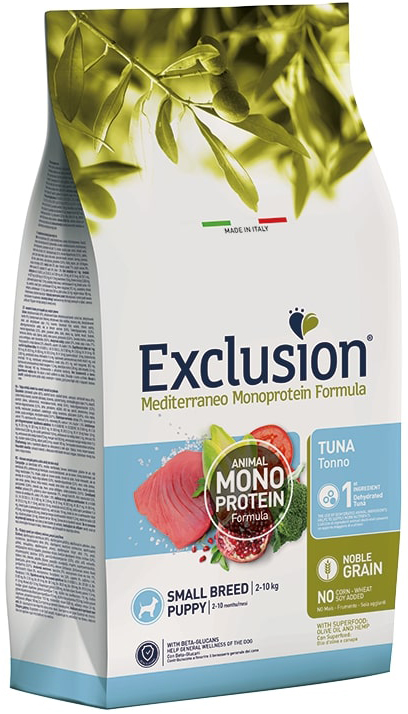 EXCLUSION M PUPPY TUNA S 2KG