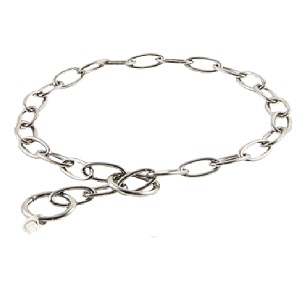BALLATORE COLLARE STRANGOLO ACCIAIO INOX OVALE 45CM (REF. 652/45)
