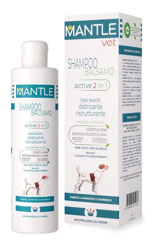MANTLE VET SHAMPOO 2IN1 250ML
