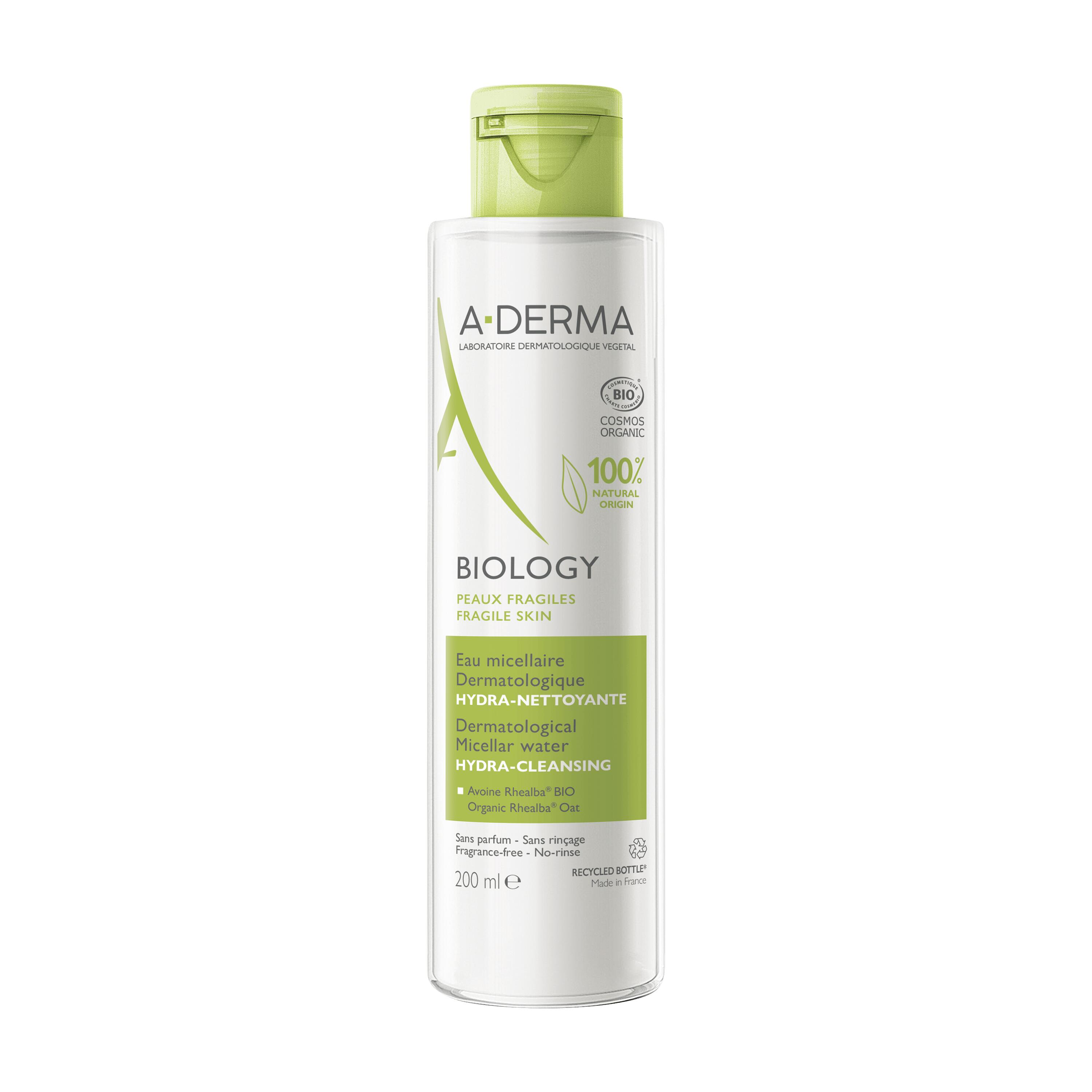 A-Derma - Biology Acqua Micellare Dermatologica Idra-Detergente Per Pelle Fragile 200 ml
