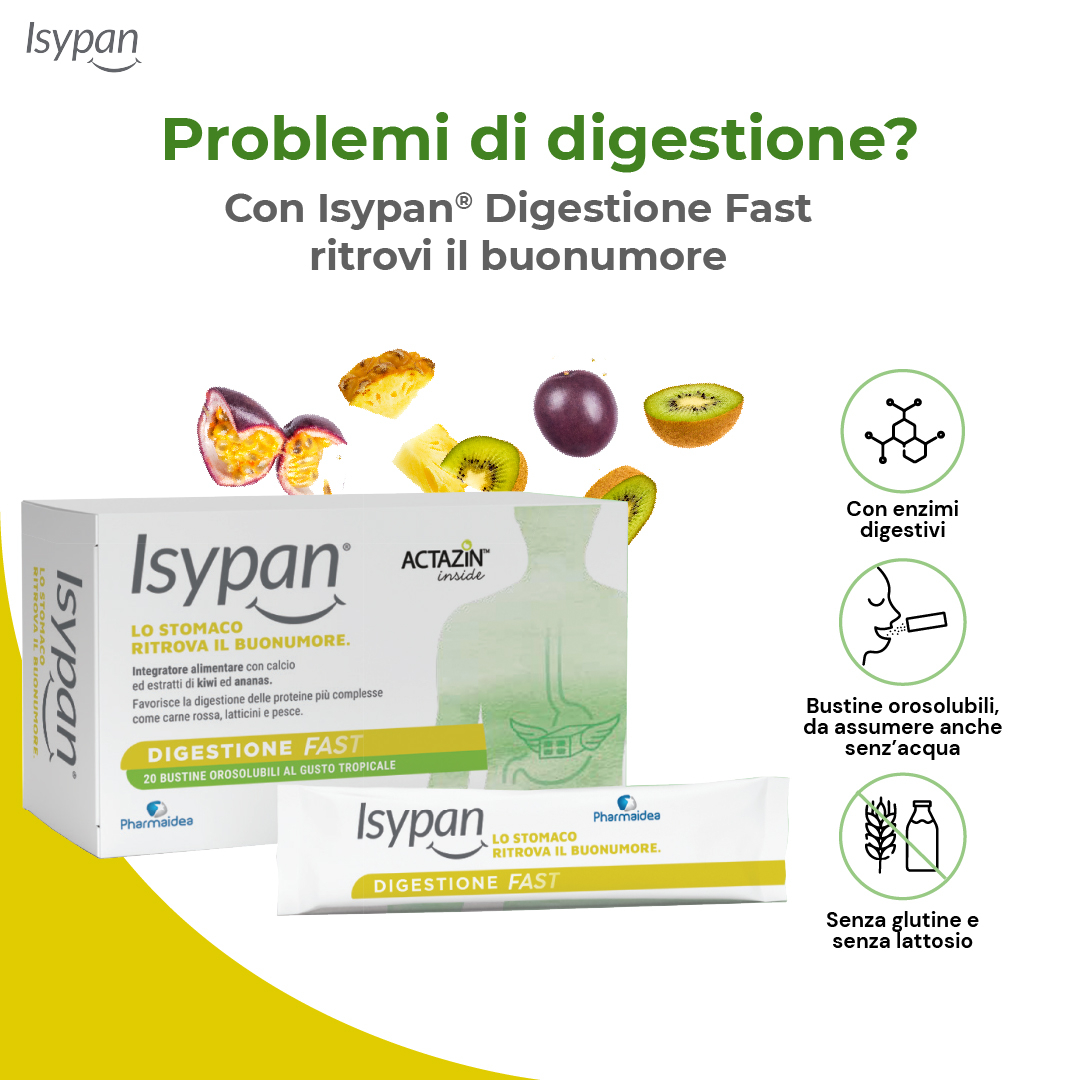 ISYPAN® DIGESTIONE FAST  20 BUSTINE OROSOLUBILI