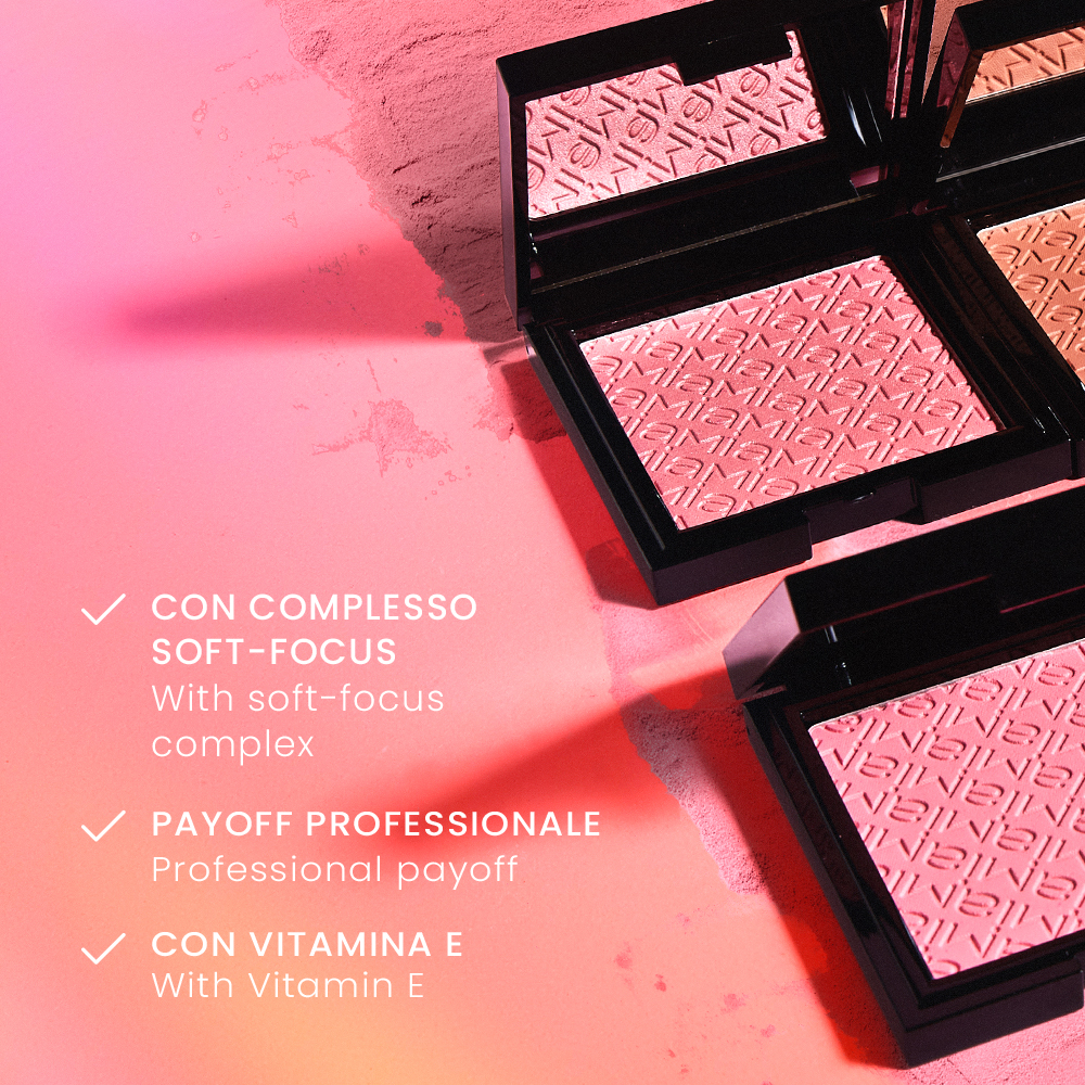 Mia Makeup - Cheek Freak Shimmer Blush Powder - Blush Compatto N.01 Fizzy Flash