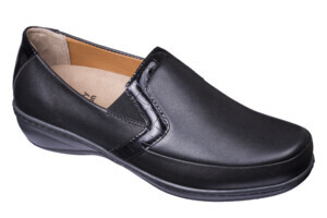 CATHERINE SLIP LEA+EL W BLK37