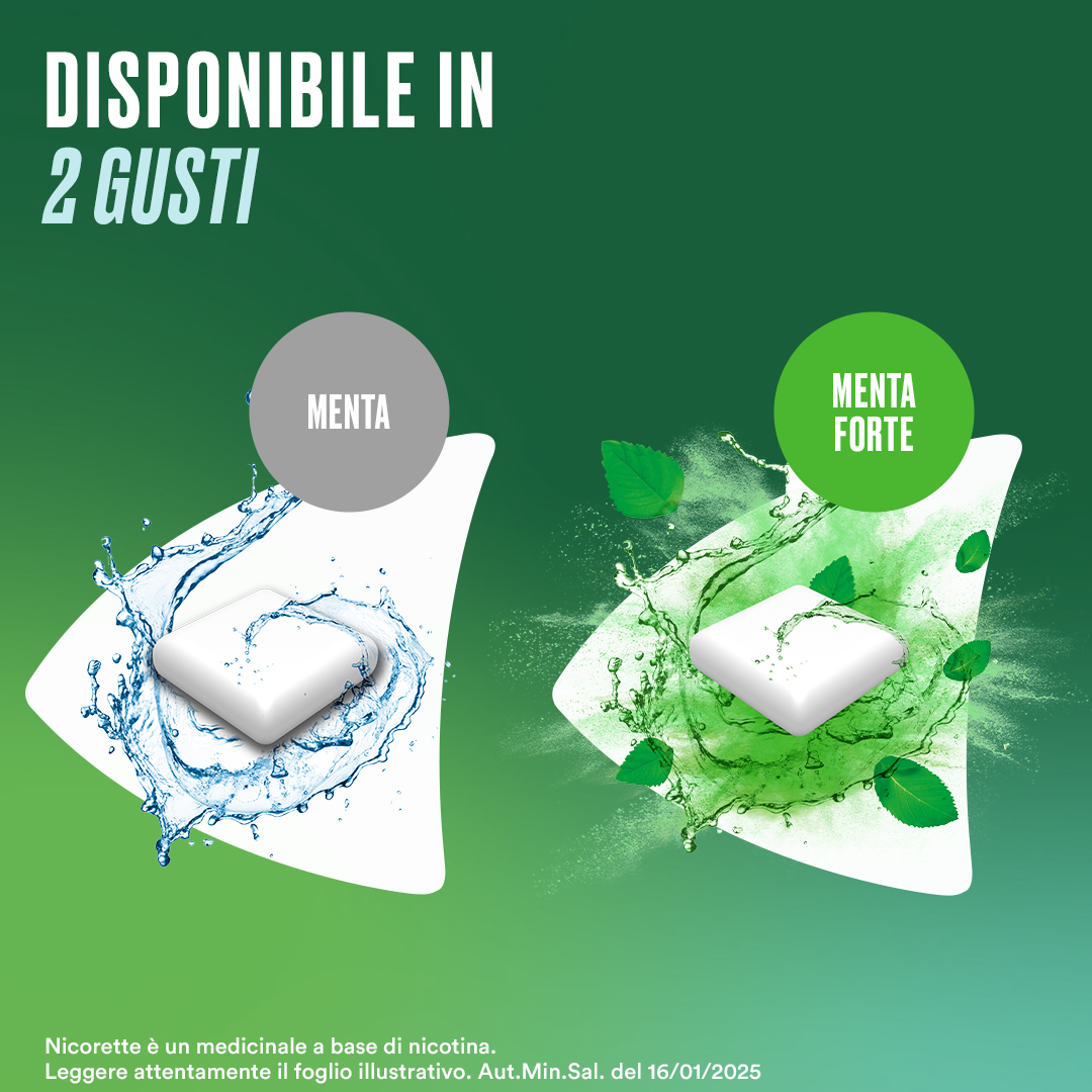 Nicorette 105 Gomme Masticabili Smettere di Fumare
