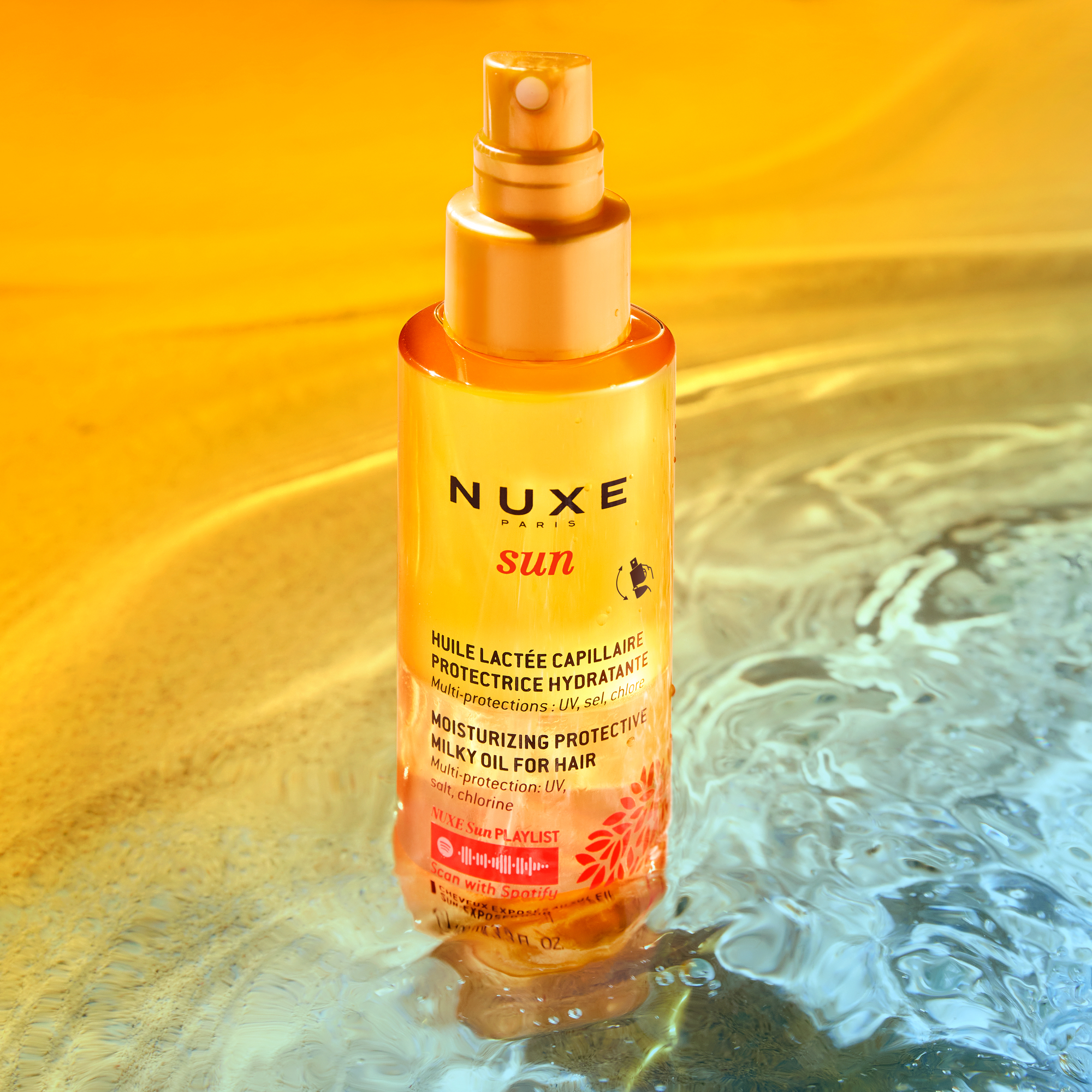 Nuxe Sun - Olio Latte Protettivo Per Capelli 100 ml