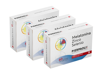 MELATONINA ZINCO SELENIO PROMO -  tripack 180 compresse