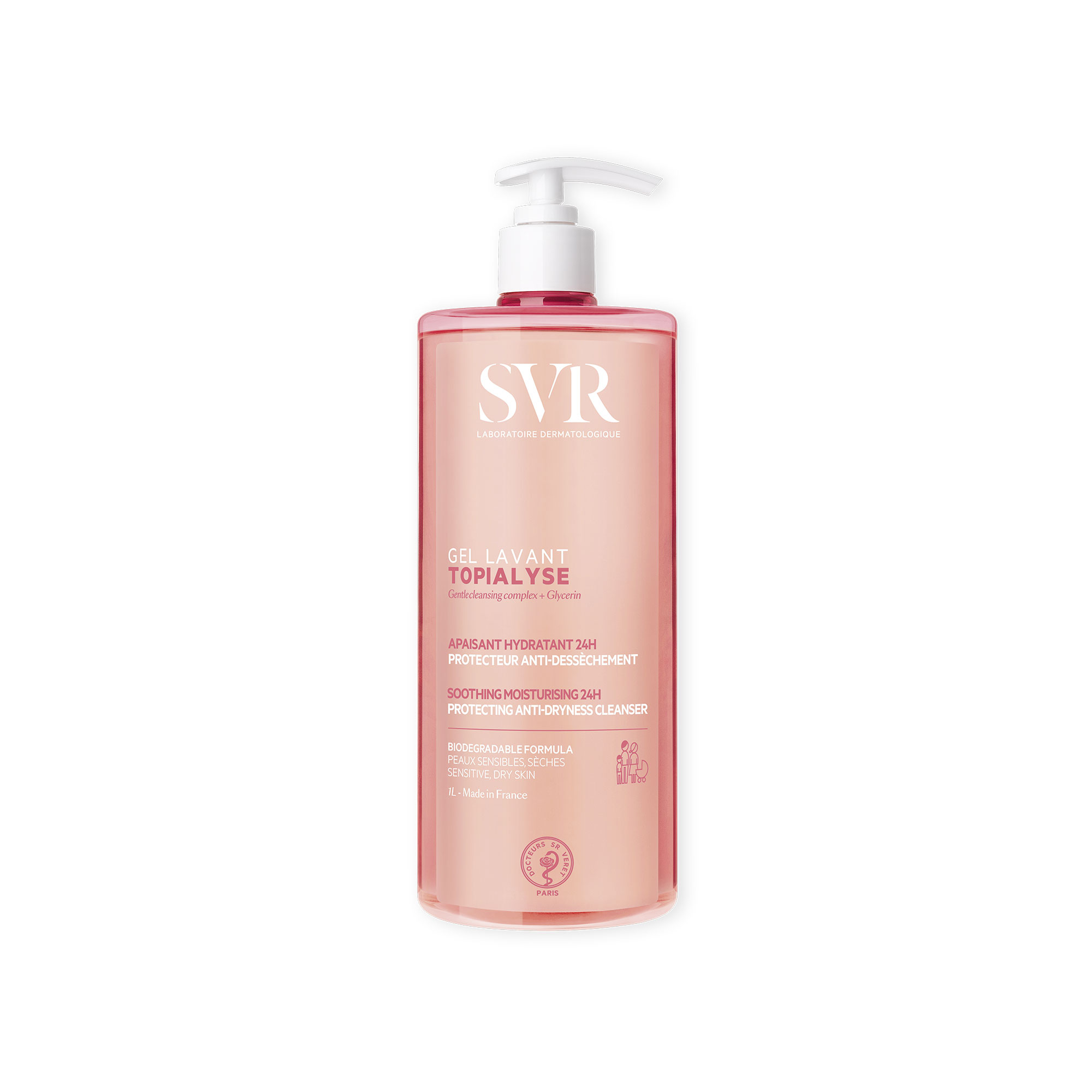 SVR Topialyse Gel Detergente Delicato Protettivo Antisecchezza 1 Litro