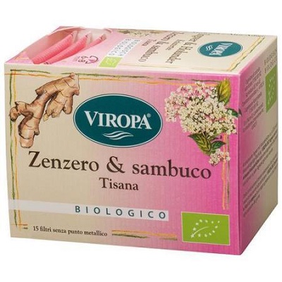 Viropa Zenzero & Sambuco biologico 15 filtri