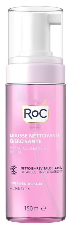 Roc Mousse Detergente Energizzante - Effetto energizzante sulla pelle - 150 ml