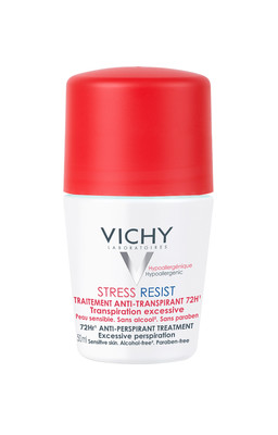 Vichy Deodorante Stress Resist - Roll-on anti-traspirante intensivo 50 ml efficace per 72 ore