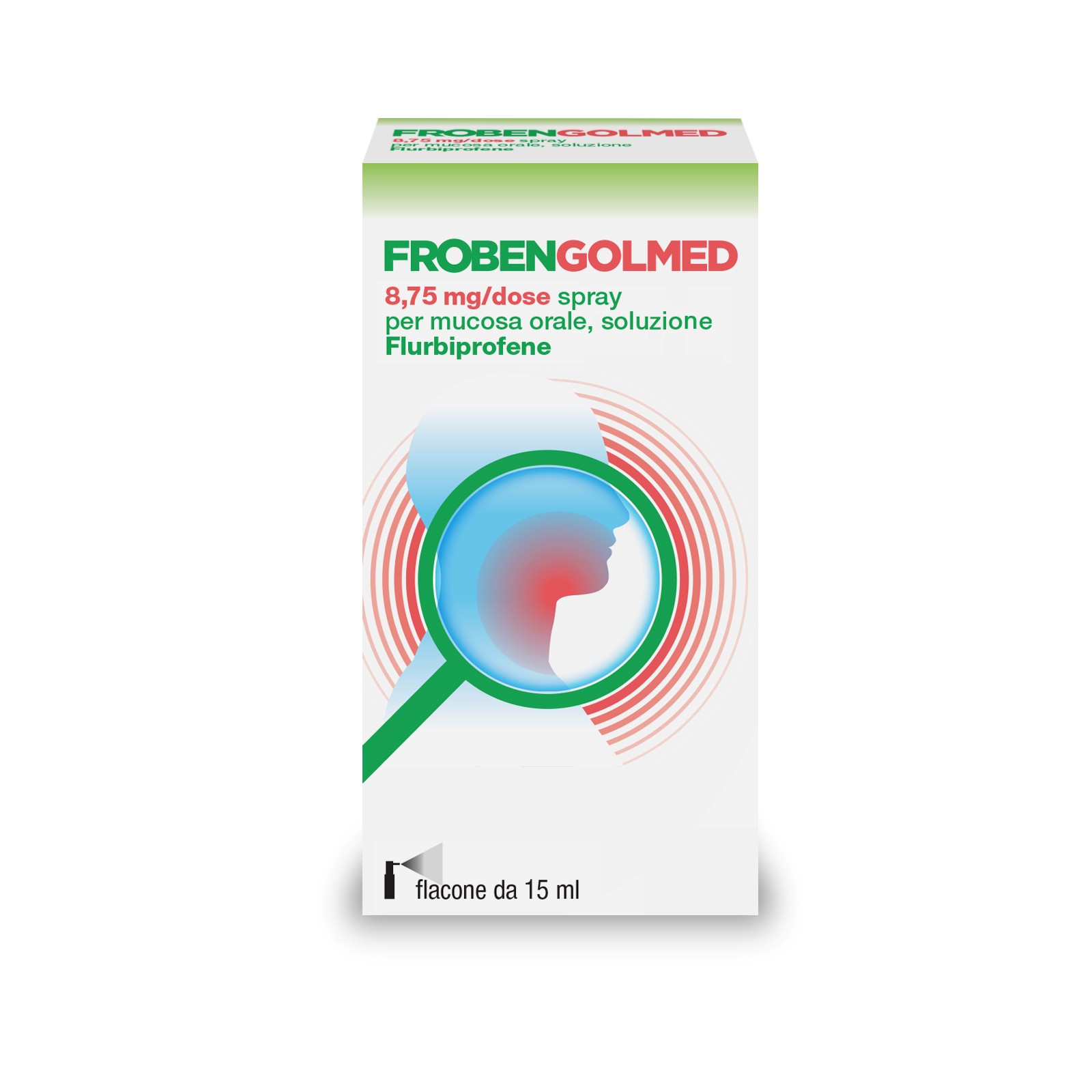 Froben Golmed 8,75 Mg/Dose - Spray Per Il Mal Di Gola 15 ml