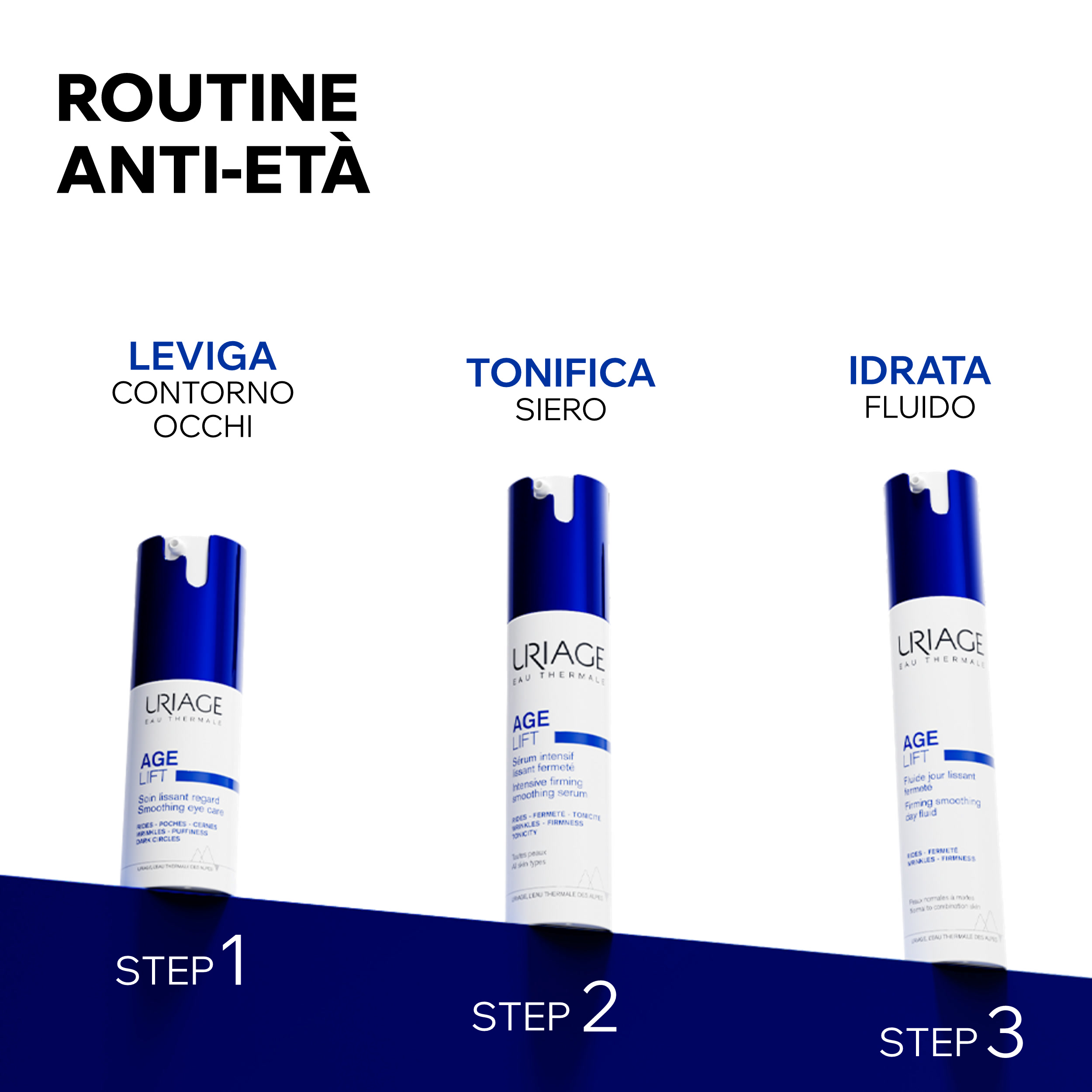 Uriage Age Lift Sérum Intensif Lissant Ferméte - Siero Levigante Intensivo Anti-Età 30 ml