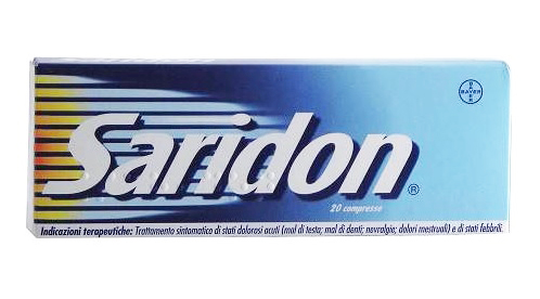 Saridon Compresse Paracetamolo / Propifenazone Antipiretico 20 Compresse - SCADENZA 31 OTTOBRE 2026