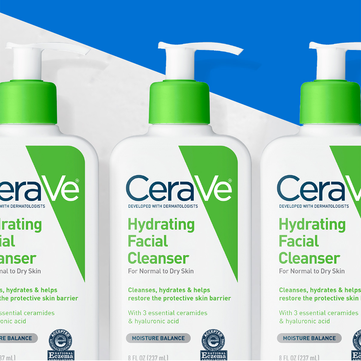 CeraVe Detergente Idratante Viso Pelle da Normale a Secca, con acido ialuronico e ceramidi 473 ml