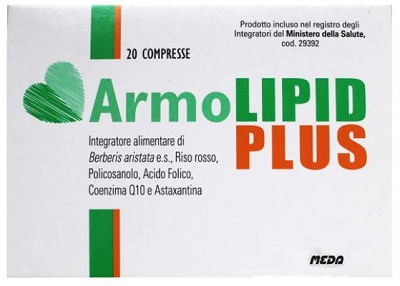 ArmoLipid Plus - Integratore per il colesterolo - 20 compresse 