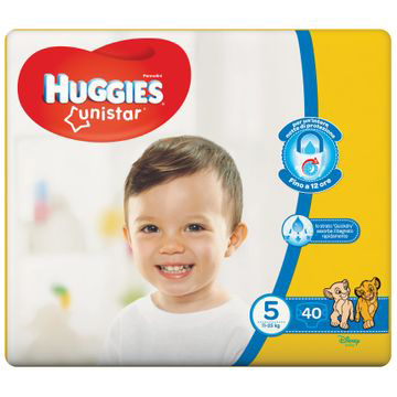 HUGGIES UNISTAR TRIO TG 5 40PZ