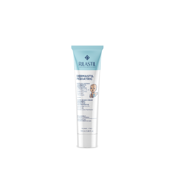 Dermastil Pediatric Pasta all'acqua - Trattamento quotidiano per la protezione dell'area pannolino 100ml