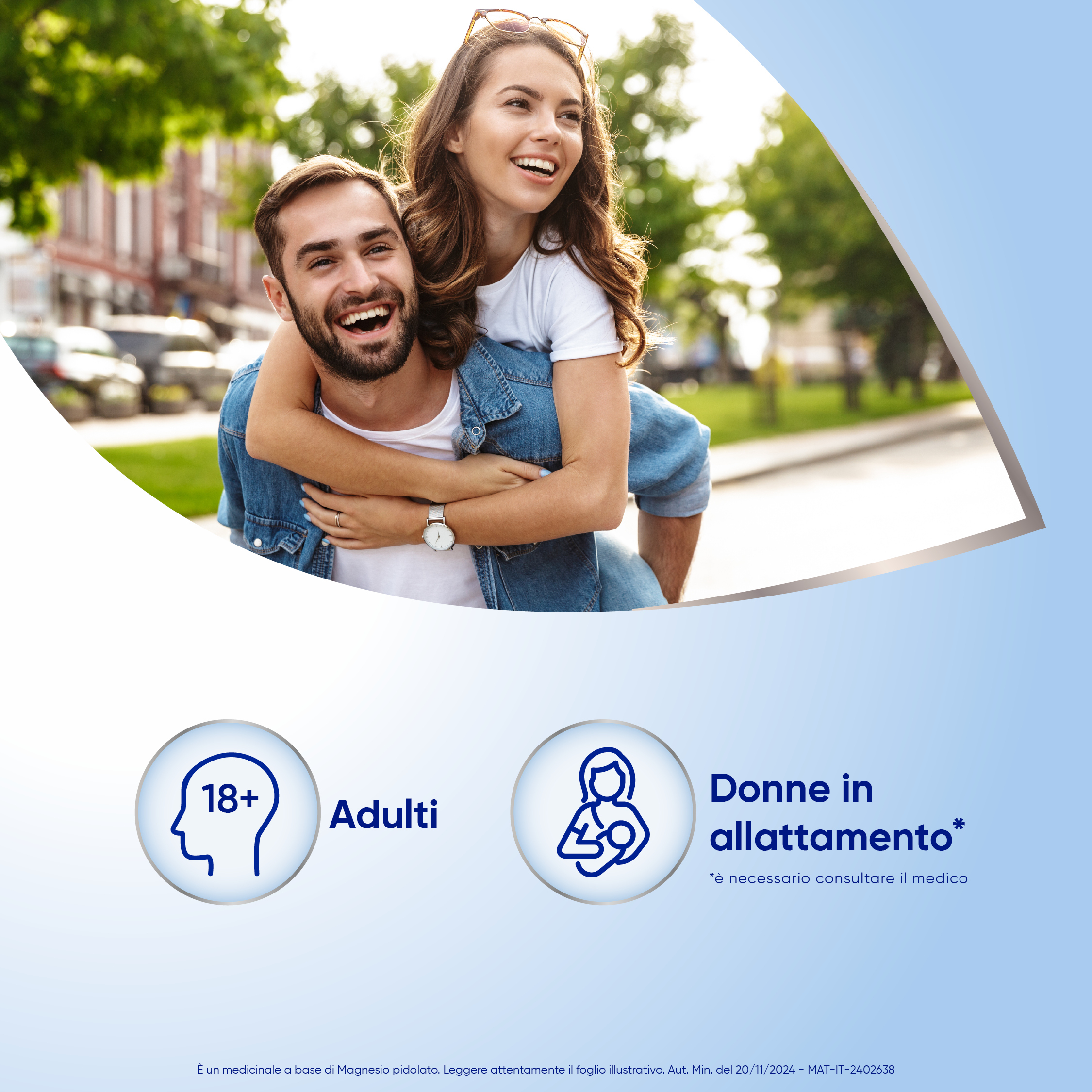 MAG2 Magnesio Pidolato 2,25 g Polvere - Soluzione Orale Per Stanchezza E Debolezza Muscolare 20 Bustine