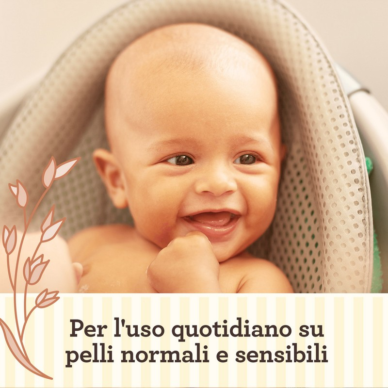 Aveeno Baby Daily Care Bagnetto Corpo e Capelli 250 ml, Shampoo e bagnoschiuma bambini delicato 2in1