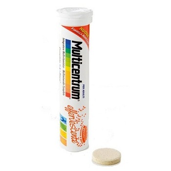 Multicentrum Effervescente Integratore Alimentare Multivitaminico Multiminerale Adulti 20 Compresse