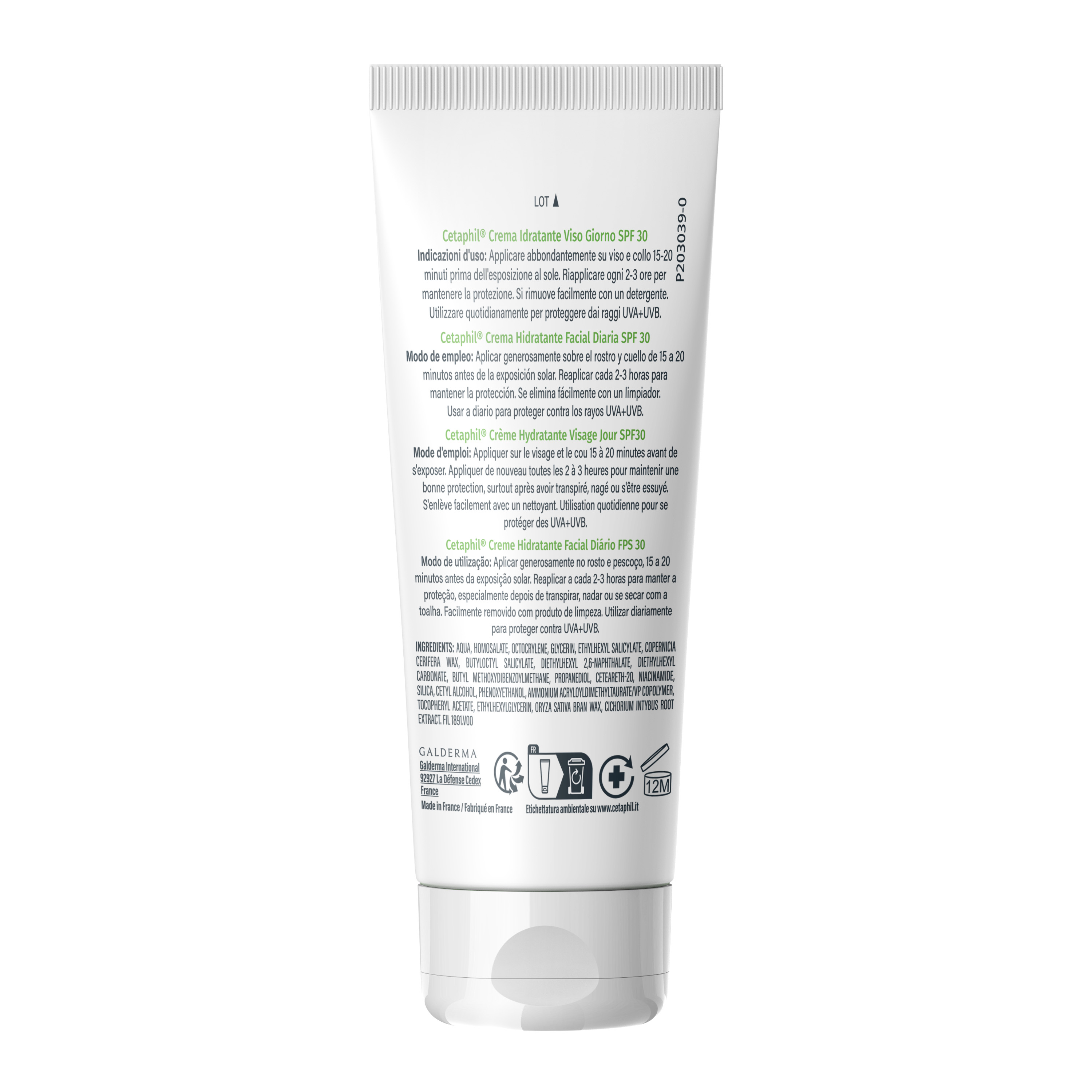 Cetaphil Crema Idratante Viso Giorno SPF30 50 ml