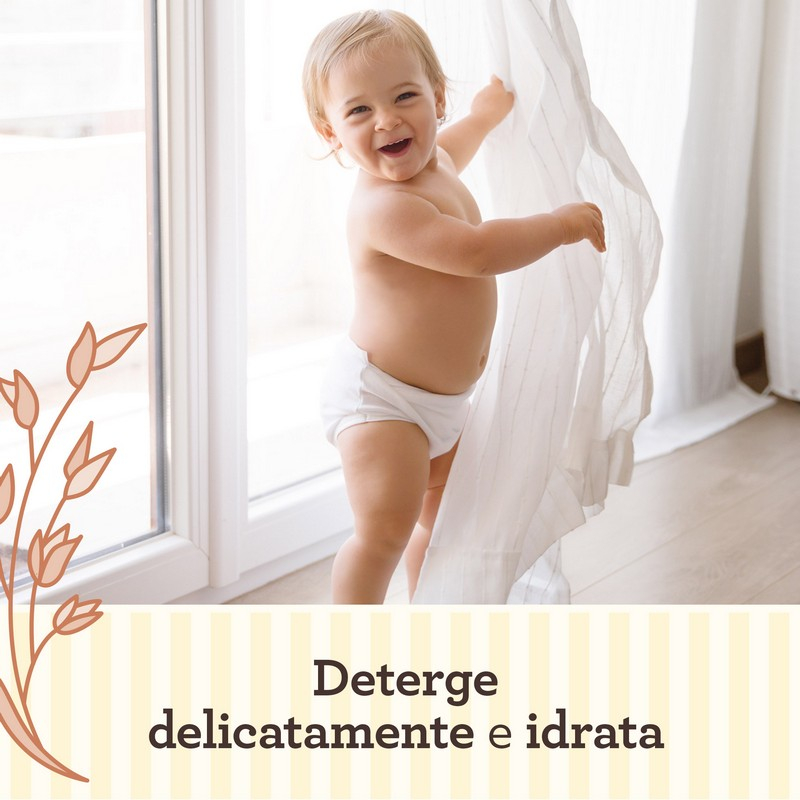 Aveeno Baby Daily Care Bagnetto Corpo e Capelli 250 ml, Shampoo e bagnoschiuma bambini delicato 2in1