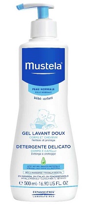 Mustela Detergente Delicato Corpo e Capelli Neonati e Bambini 750 ml