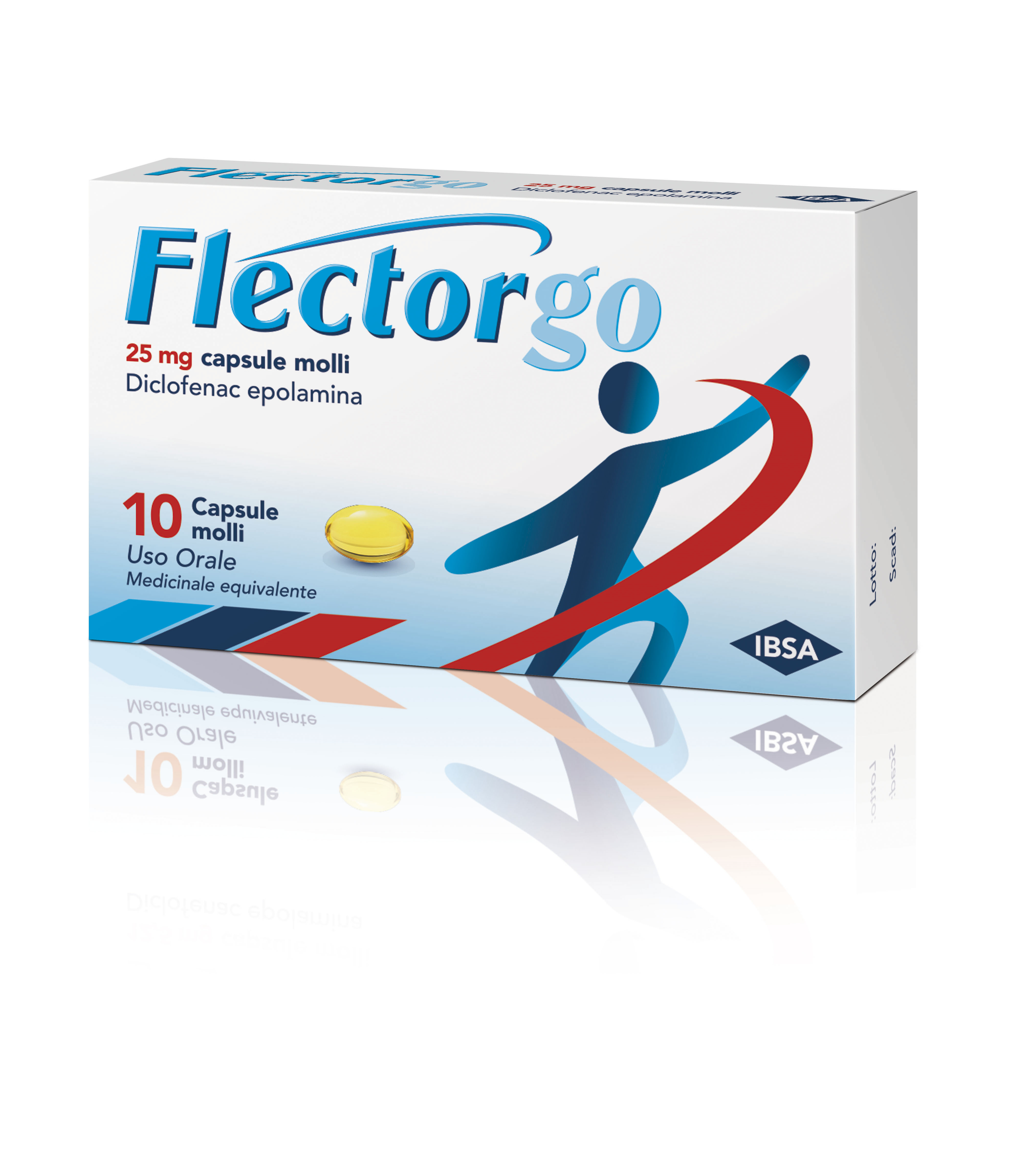 FLECTORGO 10 CPS 25MG
