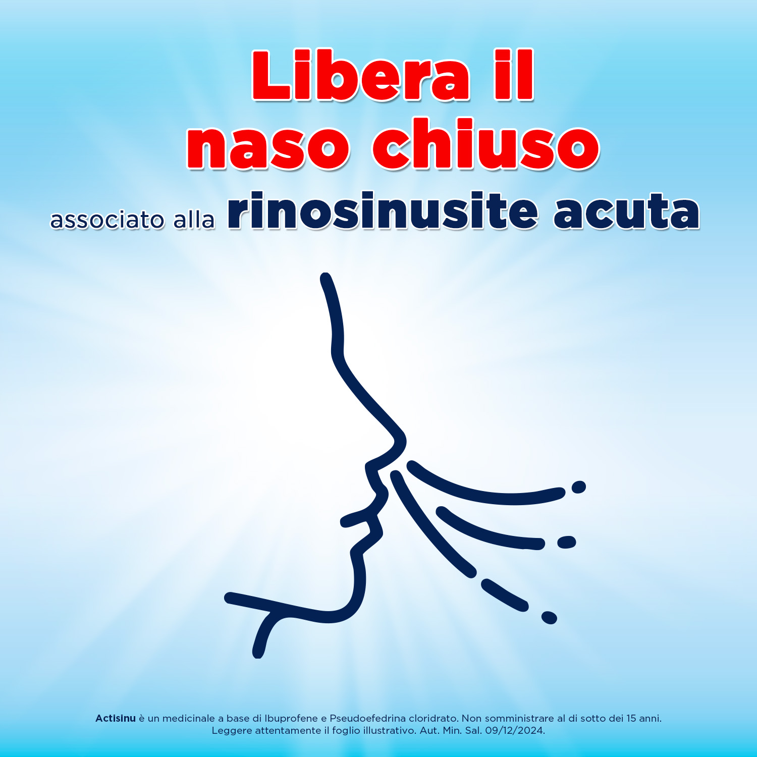 ActiSinu 12 Compresse Sinusite Raffreddore e Mal di testa