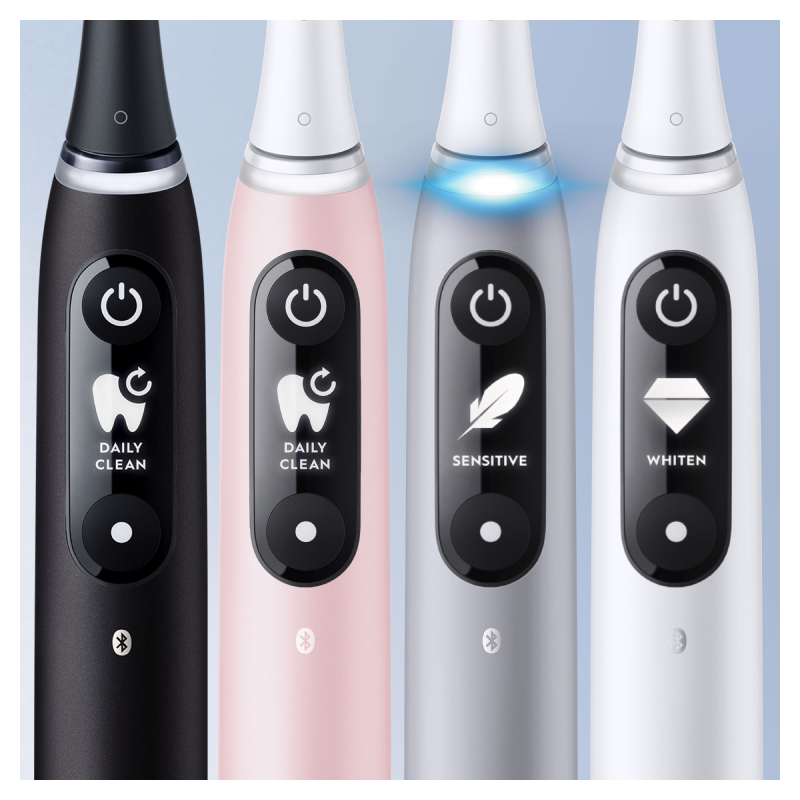 Oral-B iO - 6 - Spazzolino Elettrico Ricaricabile Nero Lava con Custodia da Viaggio