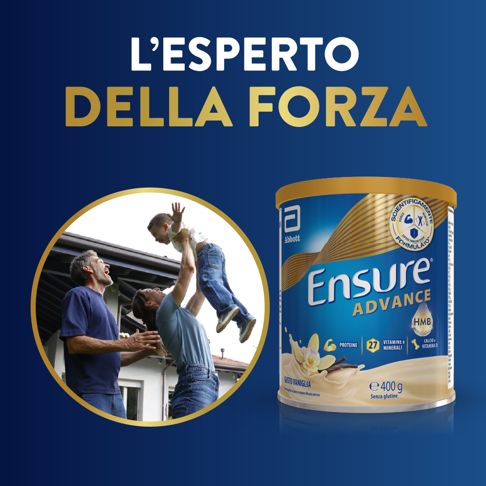 Ensure Advance Vaniglia 400 g Polvere - Integratore Di Vitamine E Minerali