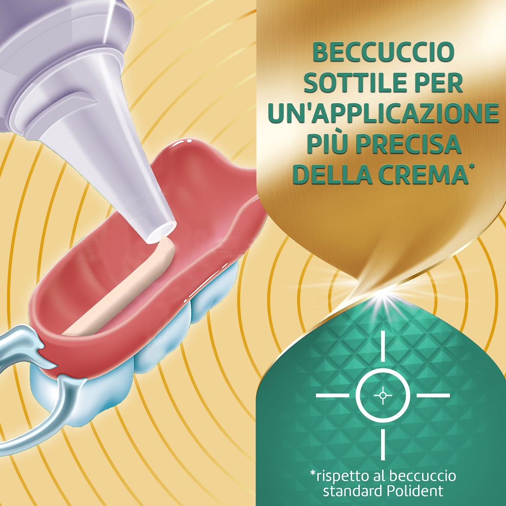 Polident Super Tenuta+Sigillante Sigillante per Protesi dentale Gusto Menta 70g