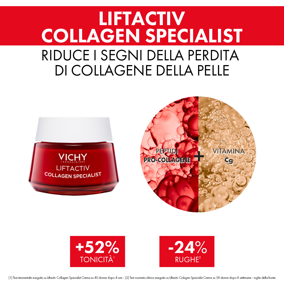 Vichy Cofanetto Regalo Natale Liftactiv B3 Anti-macchie Siero 5 ml + Liftactiv Collagen Specialist Crema Giorno 50 ml + Uv-age Daily Spf50+ 15 ml