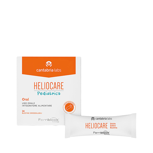 Cantabria Labs Difa Cooper - Heliocare Pediatrics Oral 24 Bustine - Integratore Antiossidante
