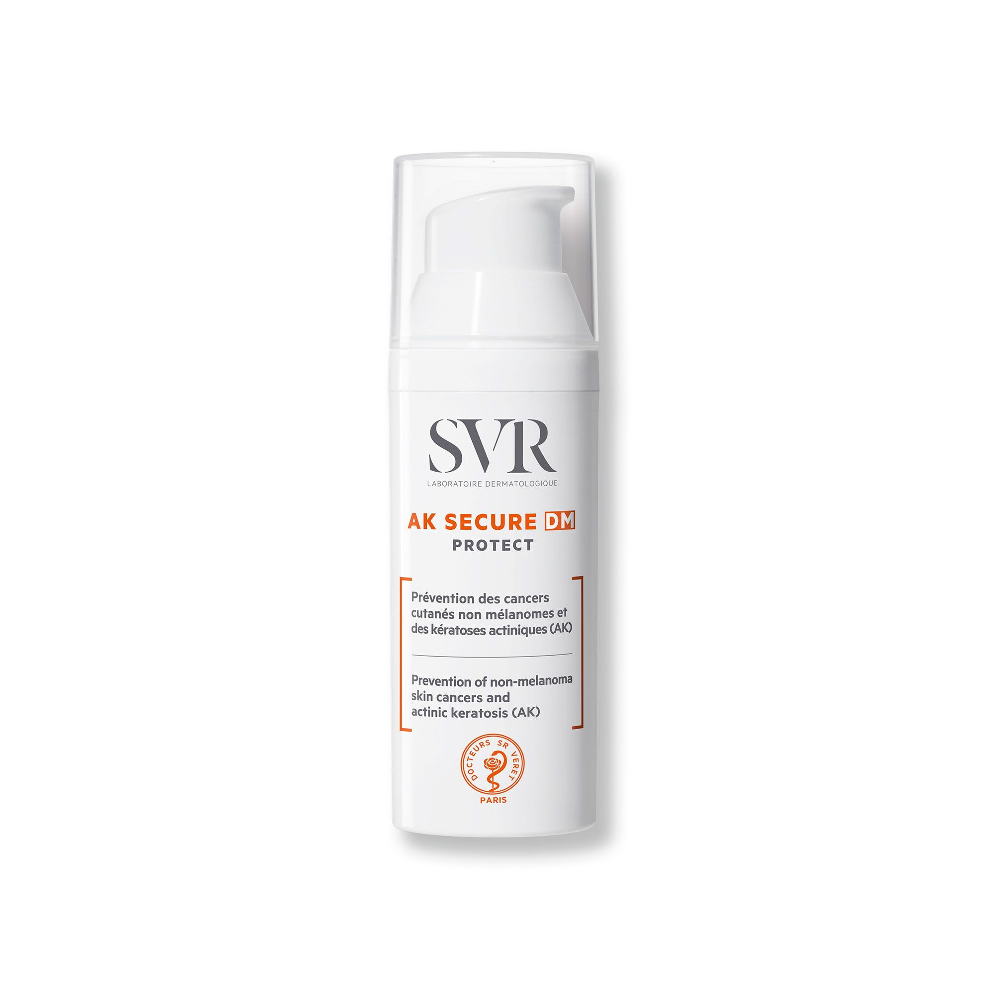 SVR AK Secure DM Protect protezione molto alta e prevenzione dei tumori cutanei 50mL