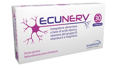Ecunerv - Integratore per il funzionamento del sistema nervoso - 30 compresse