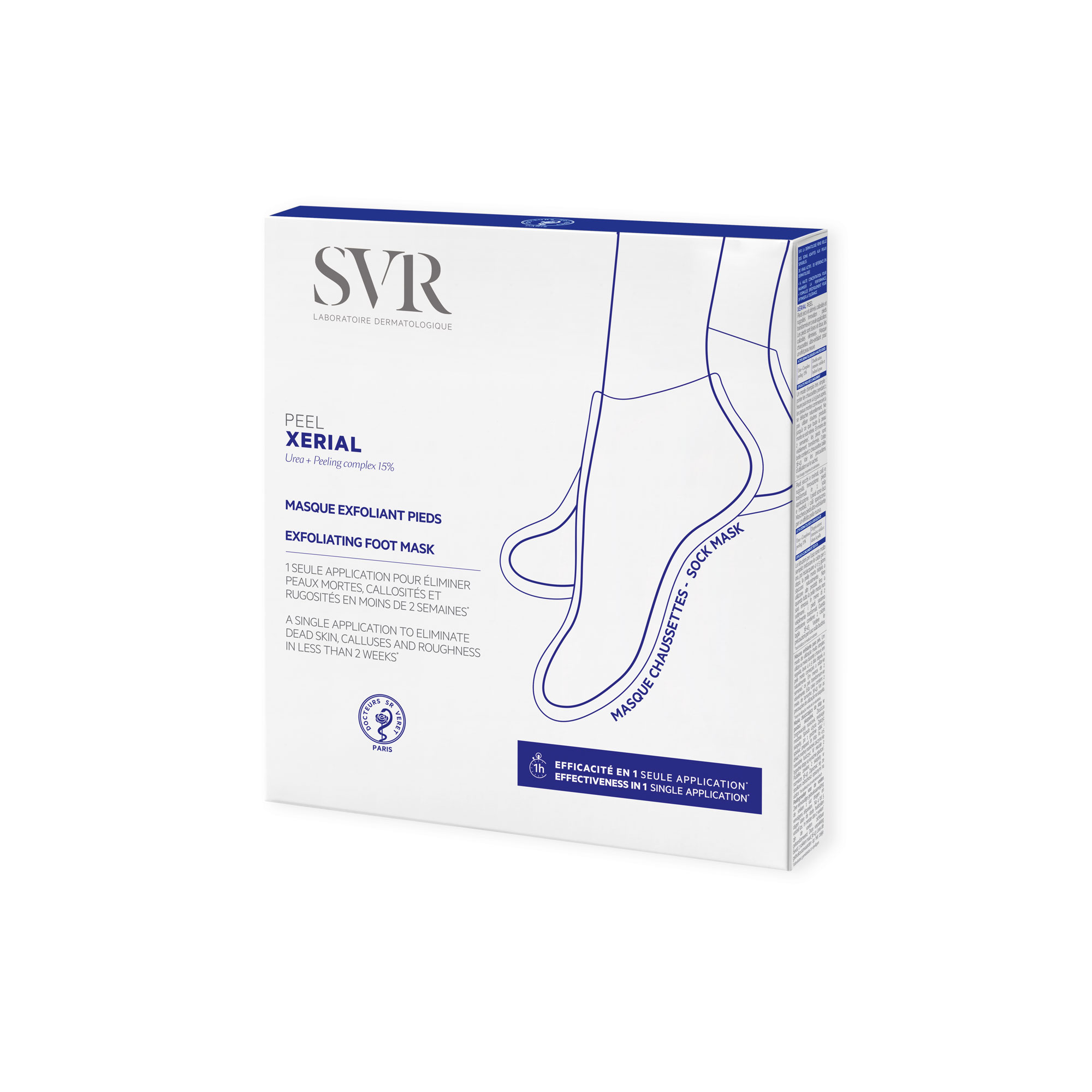SVR Xérial Peel Maschera Esfoliante Piedi 2pcs 