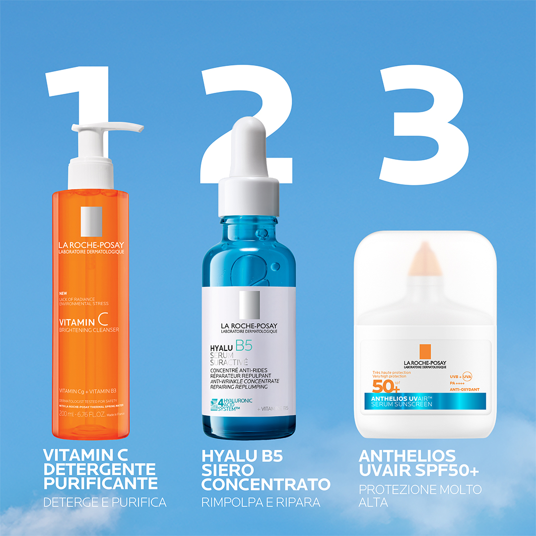 La Roche-Posay Anthelios Uvair Serum Sunscreen - Siero Solare Invisibile SPF50+ Viso 50 ml