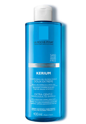 La Roche-Posay Kerium Dolcezza Estrema capacità 400 ml. Shampoo quotidiano delicato.