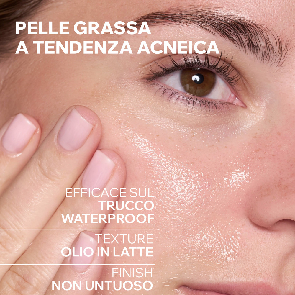 Uriage Hyséac - Olio Detergente E Struccante Per Pelle Grassa E Acneica 100 ml
