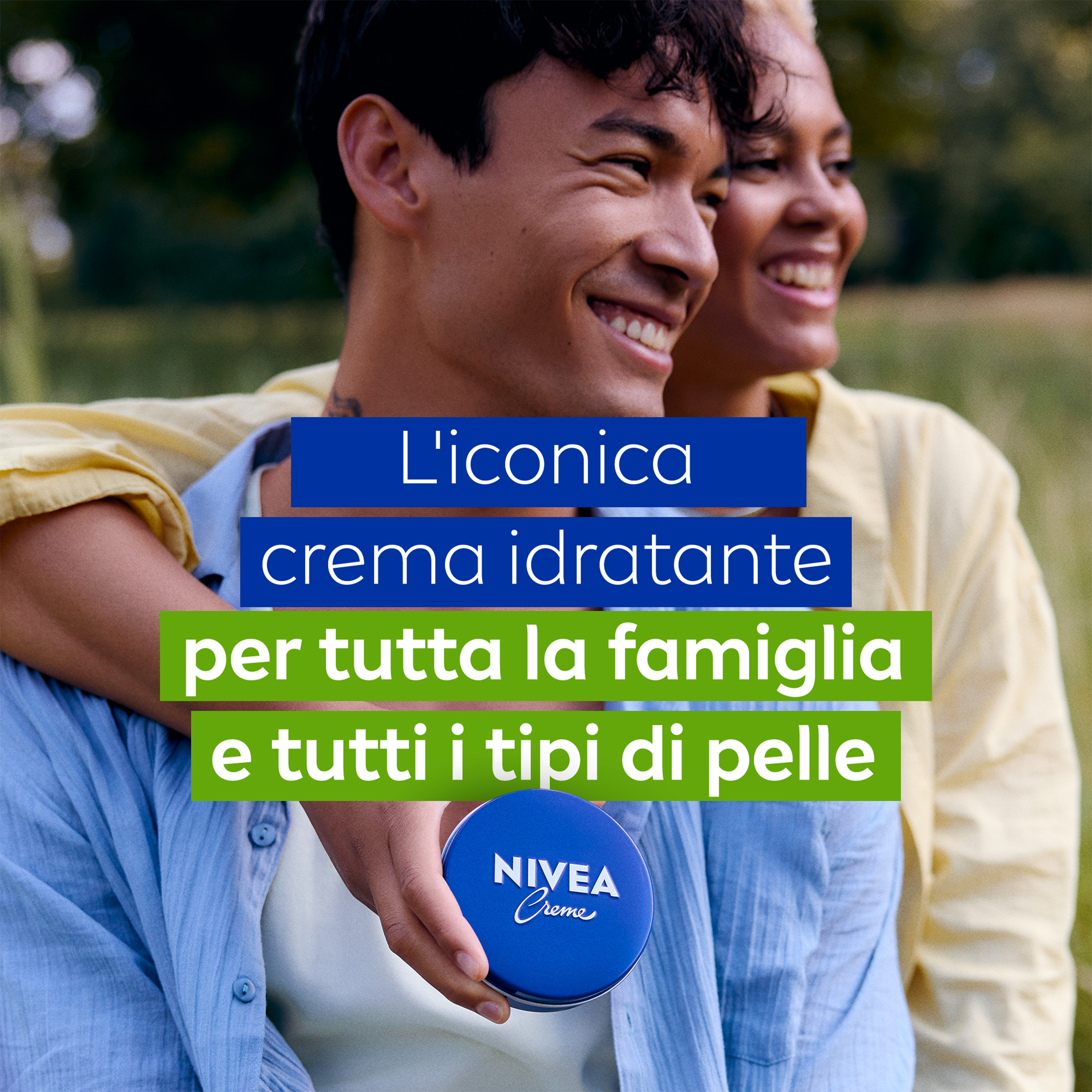 Nivea Creme 75 ml, Crema idratante corpo, viso e mani multiuso con Eucerit, Glicerina e Pantenolo