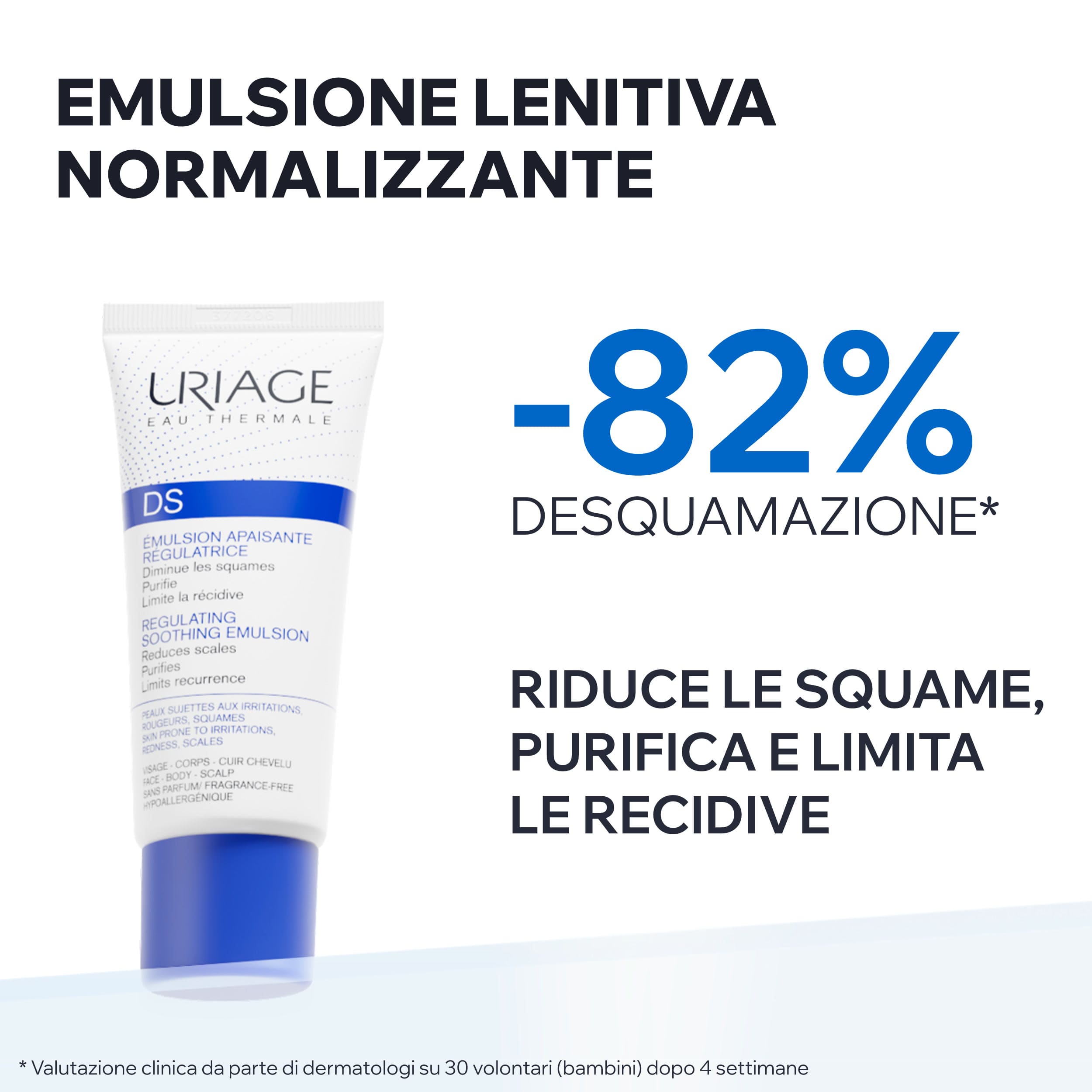 Uriage D.S. - Crema Viso Normalizzante Per Dermatite Seborroica 40 ml