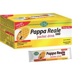 ESI Pappa Reale Pocket Drink Integratore Tonico e Ricostituente