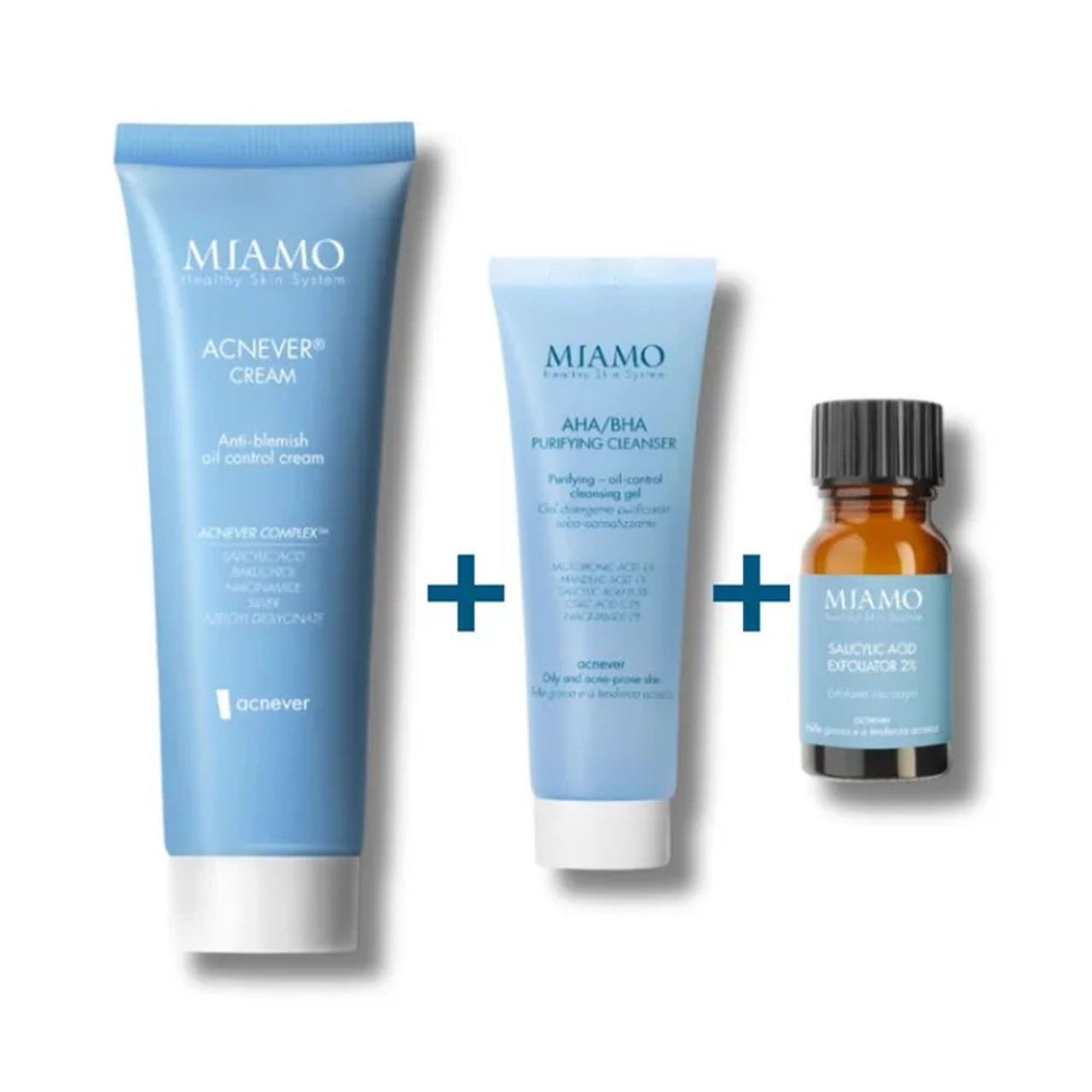 Miamo - Protocollo Essenziale Pelle a Tendenza Acneica Confezione 3 Pezzi