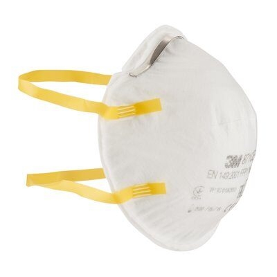 1 X Mascherina 3M™ 8710e, FFP 1,  senza valvola - 3 m Respiratore - Marchio CE 0086 (EN 149:2001 + A1:2009 FFP1 NR D)