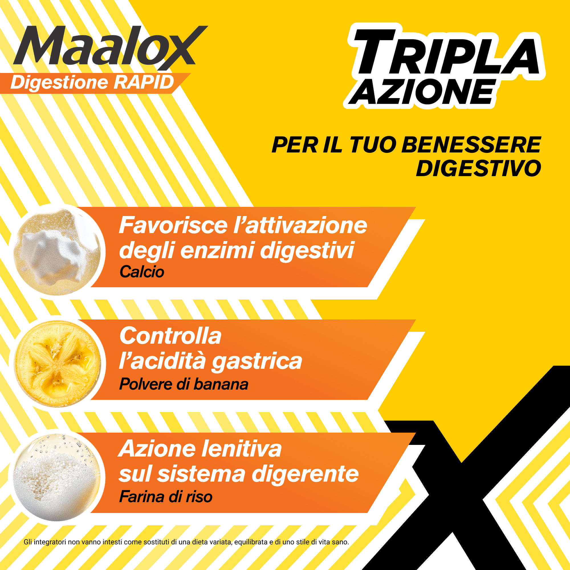 Maalox Digestione Rapid 20 Bustine - Integratore Per Cattiva Digestione E Acidità Di Stomaco
