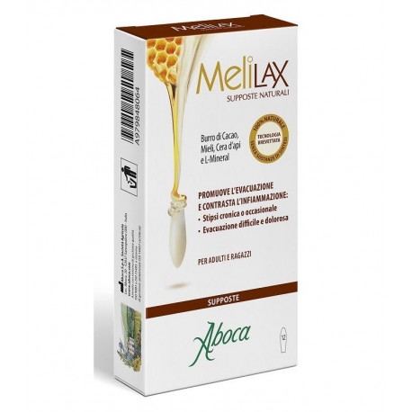 MELILAX 12 SUPPOSTE - DISPOSITIVO MEDICO Classe II b