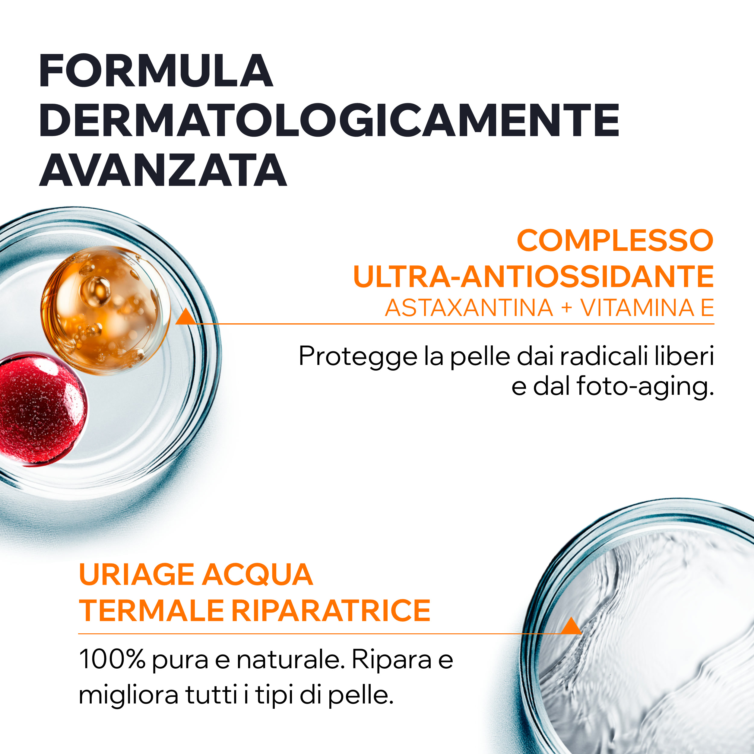 Uriage Bariesun Acqua Solare Fresca SPF50+ - Protezione Solare Viso, Corpo E Capelli 200 ml