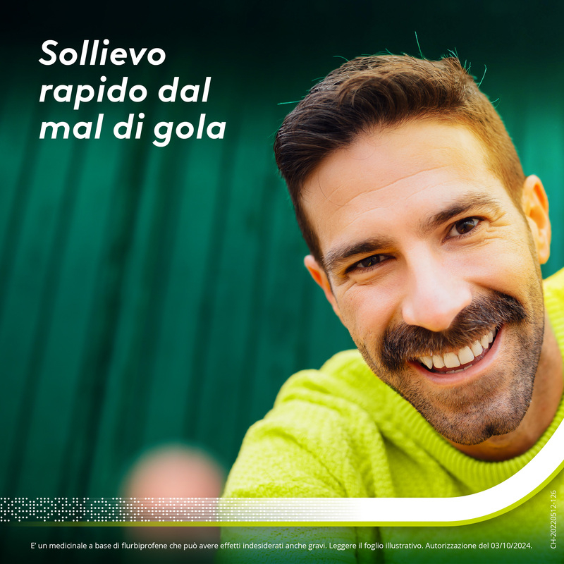 Aspi Gola Dolact Spray Gola antinfiammatorio e antidolorifico per Mal di Gola Forte Flurbiprofene 15ml 